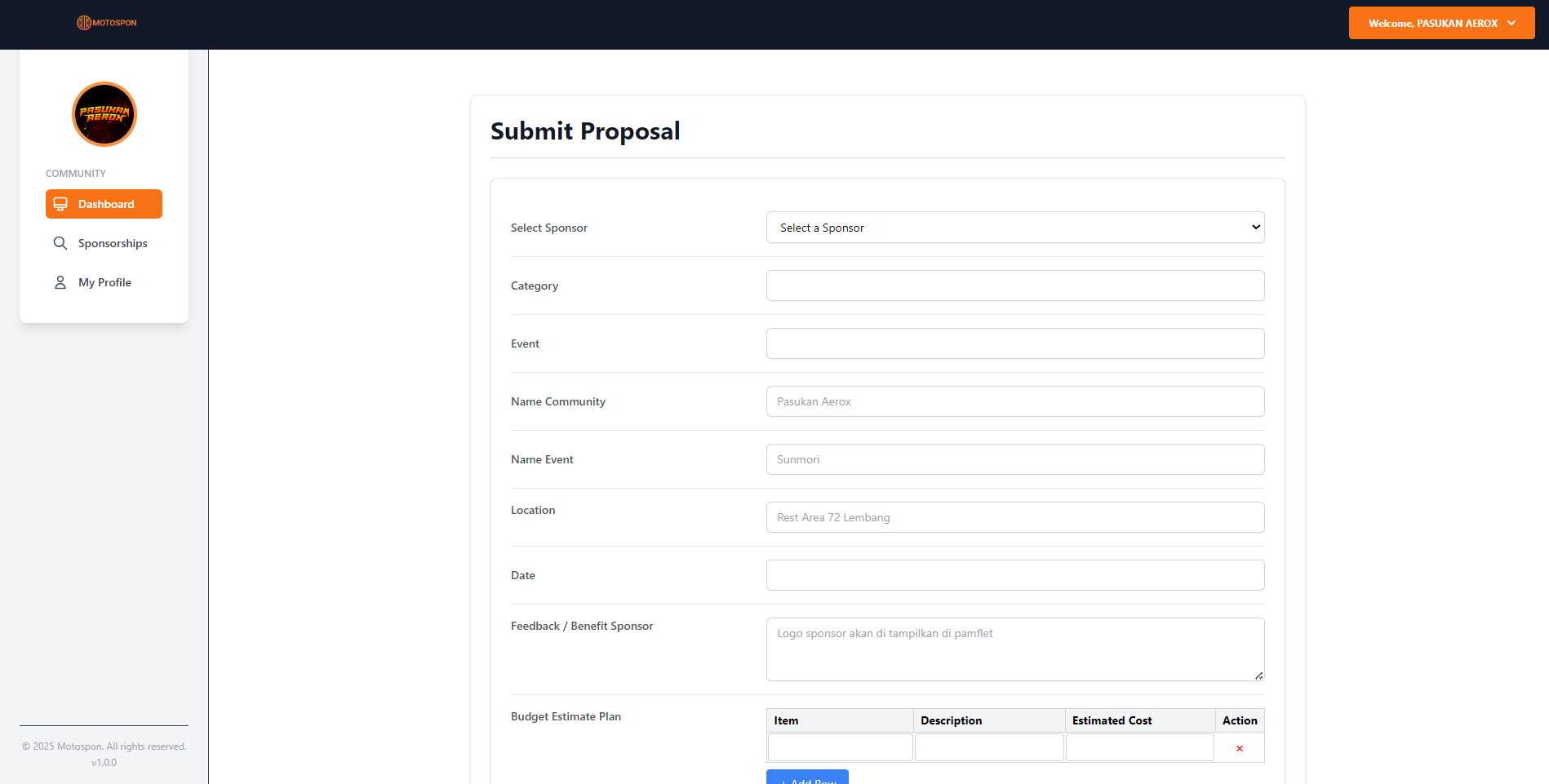 Proposal Creation